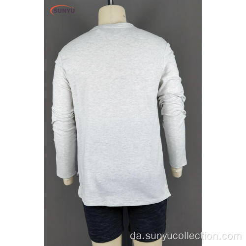 Bomuld / Polyester Pique Terry Long Sweatshirt